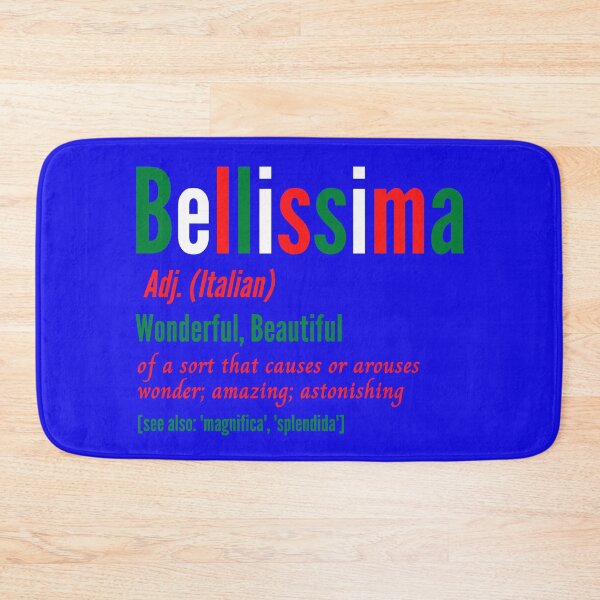Item preview, Beautiful Bellissima Italian Flag English Definition  designed and sold by Time4German.