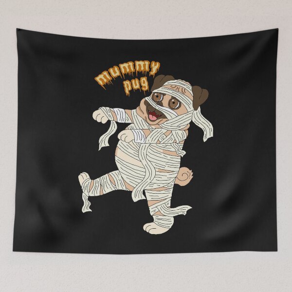 Item preview, Mummy Pug Dog Halloween Gift designed and sold by eiwo87.