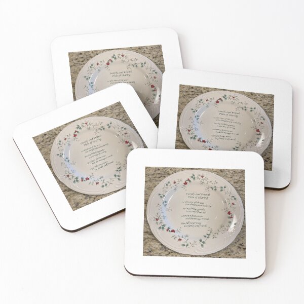 Item preview, FAMILY AND FRIENDS PLATE OF SHARING THANKSGIVING CHRISTMAS designed and sold by findsbyjune374.