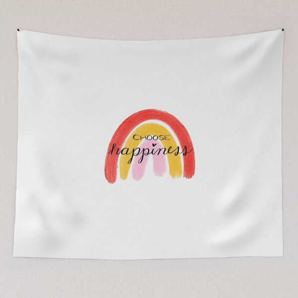 Item preview, choose happiness rainbow designed and sold by megan1007.