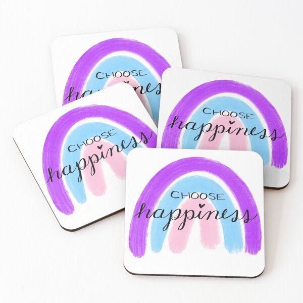 Item preview, choose happiness rainbow designed and sold by megan1007.