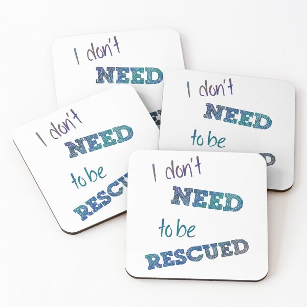 Item preview, I Don't Need to Be Rescued (on light) designed and sold by incurablehippie.