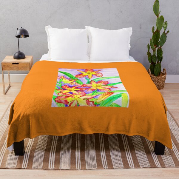 Item preview, Yelllow-pink lilies designed and sold by Irina Afonskaya.