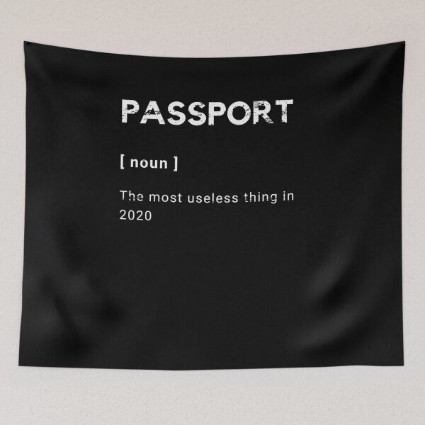 Item preview, Passport 2020 definition the most useless thing Retro Vintage designed and sold by Jeangel97.