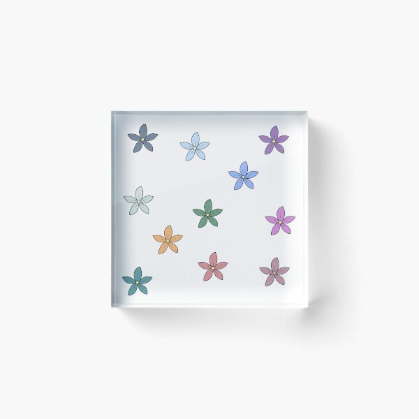 Item preview, Bib Flowers in Pastel on White designed and sold by CottoVerdi.
