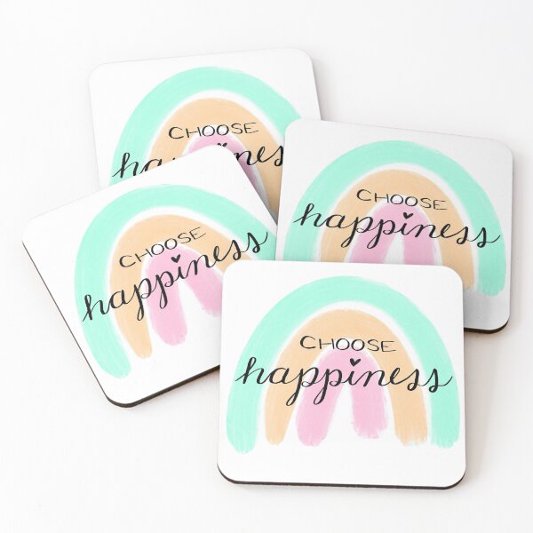 Item preview, choose happiness rainbow designed and sold by megan1007.