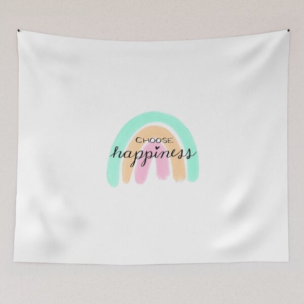 Item preview, choose happiness rainbow designed and sold by megan1007.