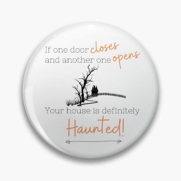 Item preview, Your House is Haunted designed and sold by cuteCREEPshop.