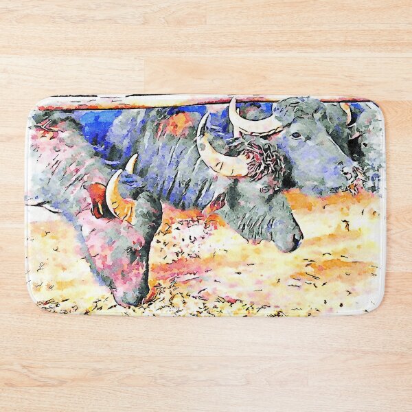 Item preview, Buffaloes in the stall designed and sold by Giuseppe Cocco.