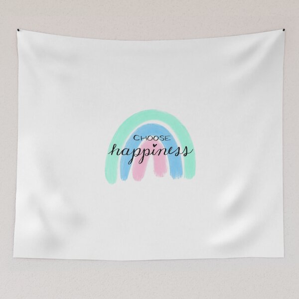 Item preview, choose happiness rainbow designed and sold by megan1007.