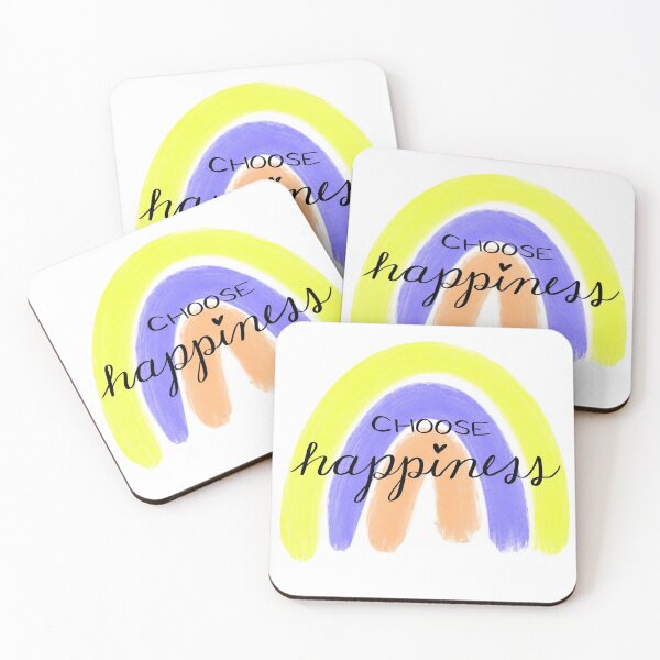 Item preview, choose happiness rainbow designed and sold by megan1007.