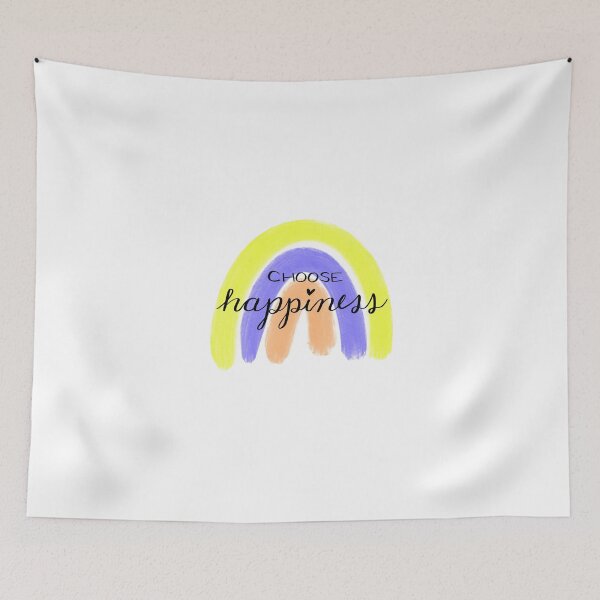 Item preview, choose happiness rainbow designed and sold by megan1007.