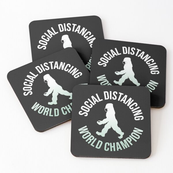 Item preview, Bigfoot Social Distancing World Champion gift for Bigfoot lovers designed and sold by BRtisticDesigns.
