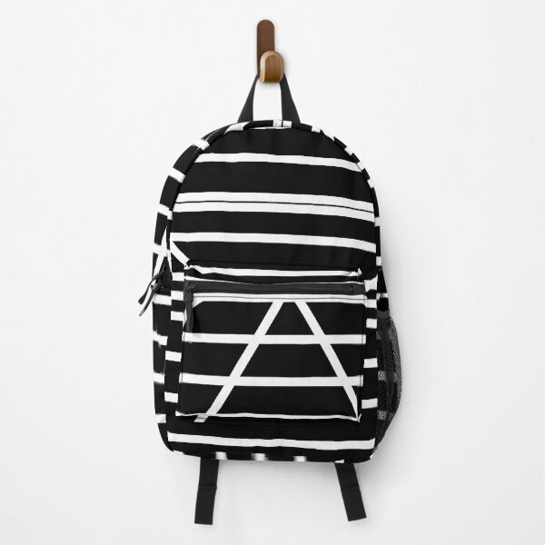 Item preview, Shapes and lines art white on black designed and sold by crawforddesign.