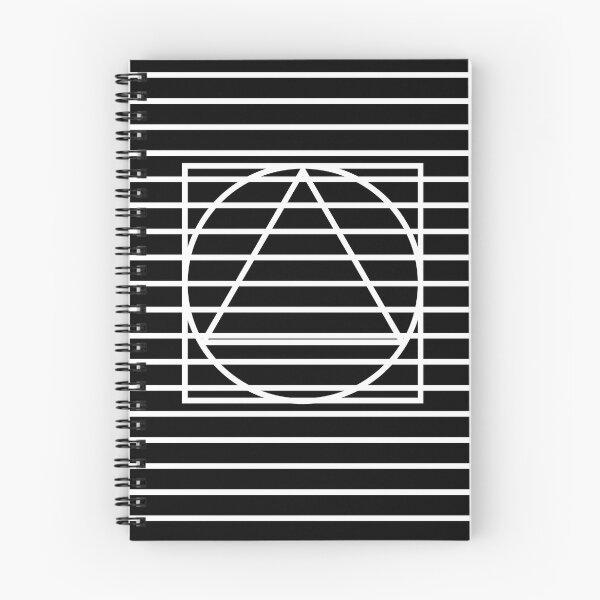 Item preview, Shapes and lines art white on black designed and sold by crawforddesign.