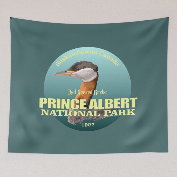 Item preview, Prince Albert National Park (Red Necked Grebe)(WT) designed and sold by curranmorgan.