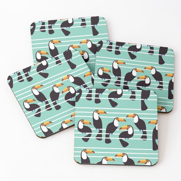 Item preview, Teal Toco Toucan - Ramphastos toco designed and sold by AllisonDelDuca.