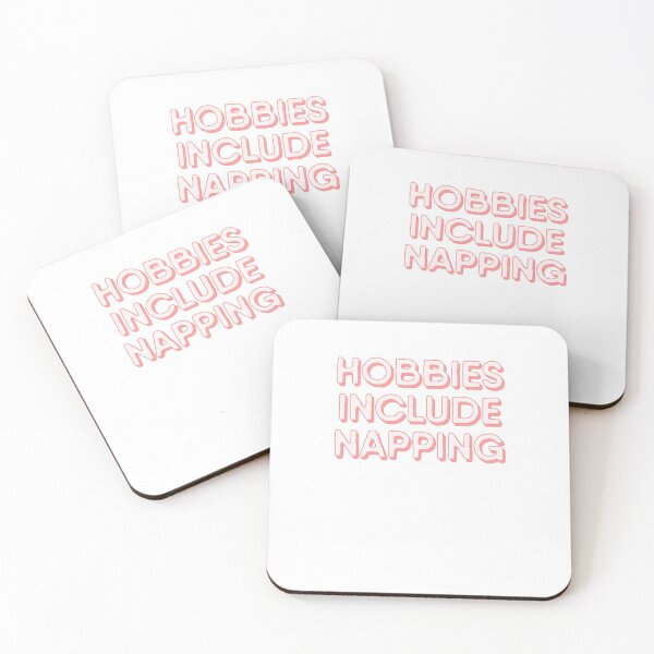 Item preview, Hobbies Include Napping Bold Pink College Lazy designed and sold by thefrshmachine.