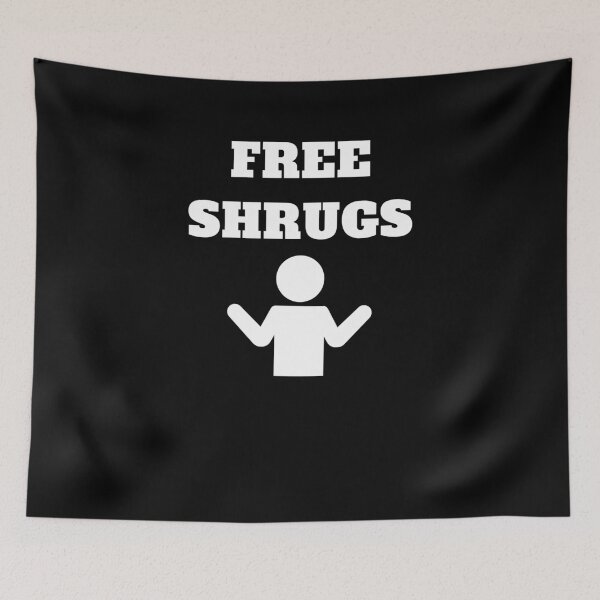 Item preview, Free shrugs introvert sarcastic designed and sold by Jeangel97.