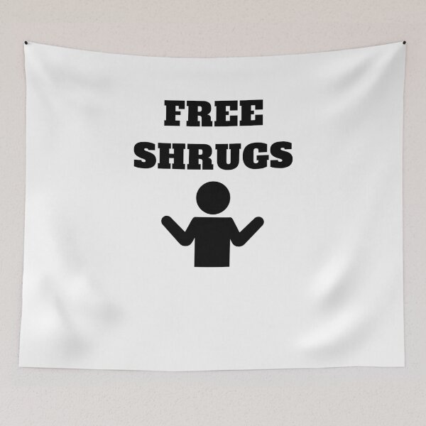 Item preview, Free shrugs introvert sarcastic designed and sold by Jeangel97.