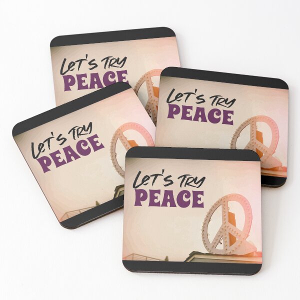Item preview, Let's Try Peace designed and sold by ittybittyowl.