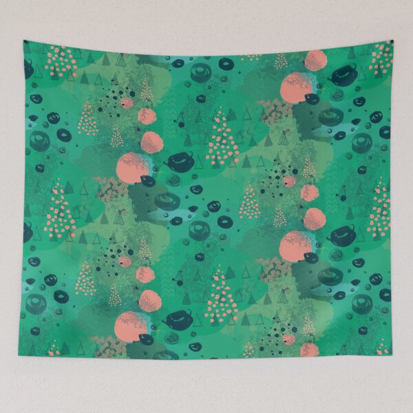 Item preview, Christmas Watercolor - Abstract Seamless Pattern designed and sold by kmussatt.