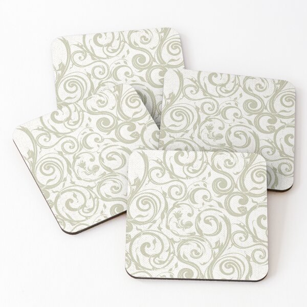 Item preview, Victorian Scrolls - Sage designed and sold by JRP Design.