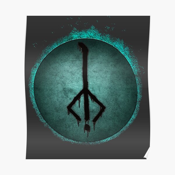 Hunter Rune Poster By Ricven Redbubble   Poster,504x498,f8f8f8 Pad,600x600,f8f8f8 