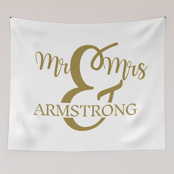 Item preview, Mr & Mrs ARMSTRONG | Gift ideas designed and sold by yourscotborders.