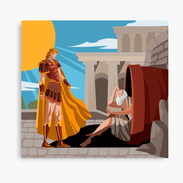 Item preview, diogenes the cynic greek philosopher and alexander the great designed and sold by matintheworld ( delcarmat ).