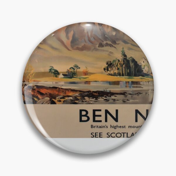 Item preview, Ben Nevis retro poster designed and sold by CorasPosters.