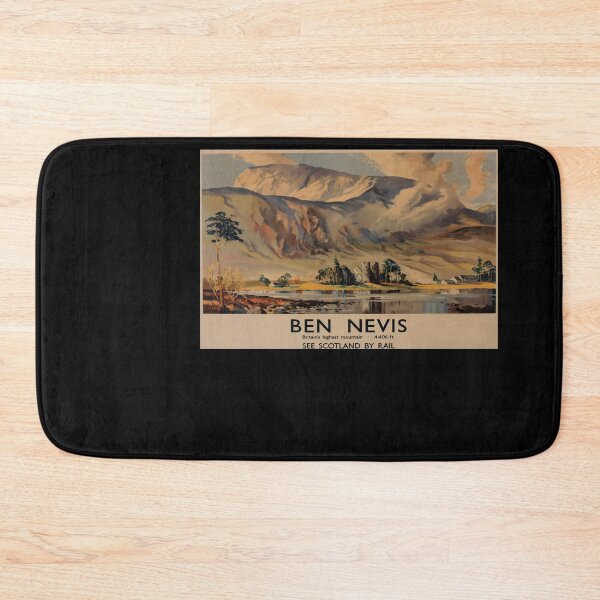 Item preview, Ben Nevis retro poster designed and sold by CorasPosters.