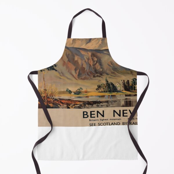 Item preview, Ben Nevis retro poster designed and sold by CorasPosters.