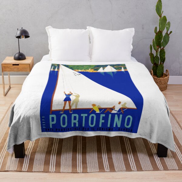 Item preview, 1941 PORTOFINO Italy Travel Poster designed and sold by retrographics.