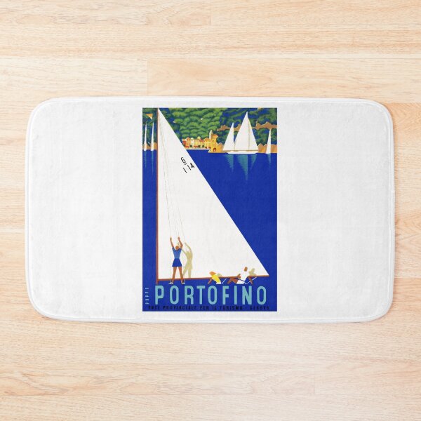 Item preview, 1941 PORTOFINO Italy Travel Poster designed and sold by retrographics.