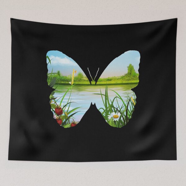 Item preview, butterfly flower meadow spring gift idea designed and sold by Argentini.