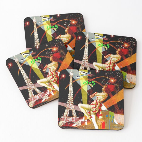 Item preview, "PARIS" Vintage Bastille Day Advertising Print designed and sold by posterbobs.