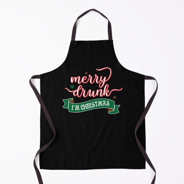 Item preview, Merry Drunk Christmas Funny Saying Gift designed and sold by teeseeds.