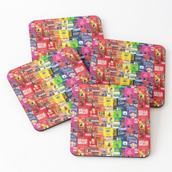 Item preview, Rainbow Broadway Collage designed and sold by rosesbwayshop.