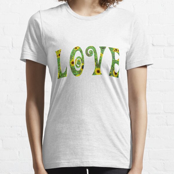 Sunflower Hippy Love Essential T-Shirt