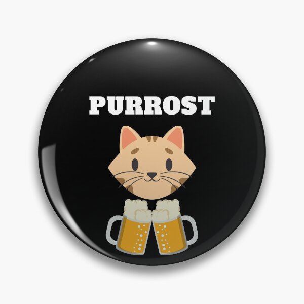 Item preview, oktoberfest Purrost funny cat beer toast  designed and sold by Jeangel97.