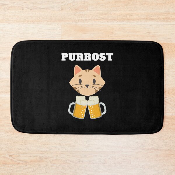 Item preview, oktoberfest Purrost funny cat beer toast  designed and sold by Jeangel97.