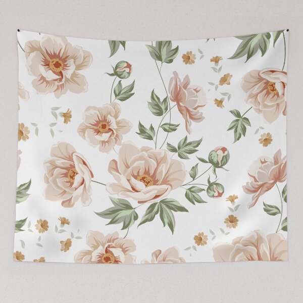Aperçu de l'œuvre Fleur rose botanique créée et vendue par mischellero.