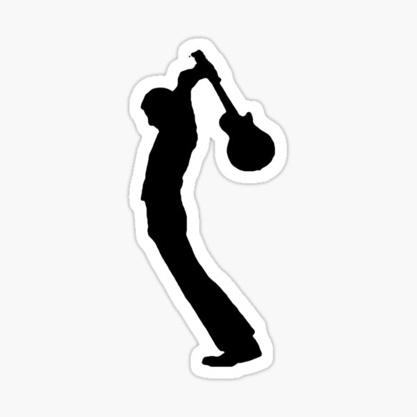 Pete Townshend Smashing guitar Sticker