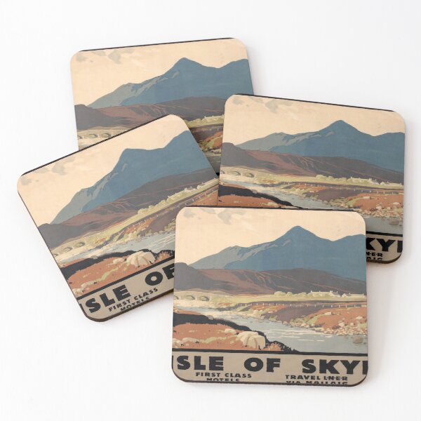 Item preview, Isle of Skye retro poster designed and sold by CorasPosters.