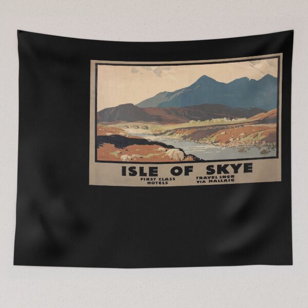 Item preview, Isle of Skye retro poster designed and sold by CorasPosters.