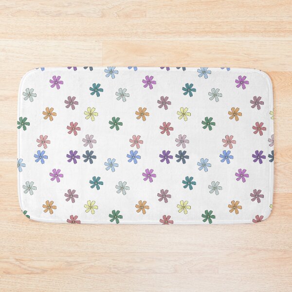 Item preview, Bib Flowers in Pastel on White designed and sold by CottoVerdi.