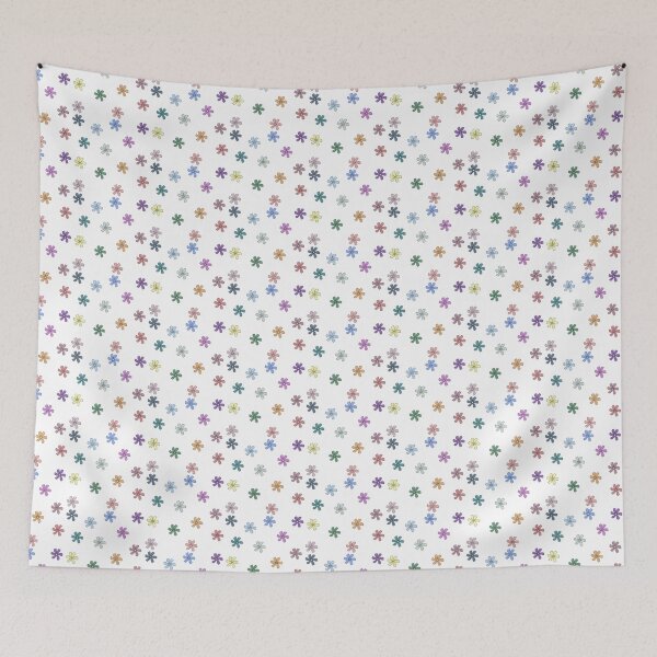 Item preview, Bib Flowers in Pastel on White designed and sold by CottoVerdi.