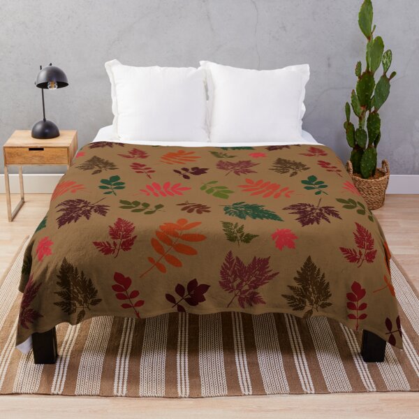 Item preview, Multicolor autumn leaves 12. Wild herbs seamless pattern on beige. Autumn leaf fall. Wild life designed and sold by Yulia Chepurova.