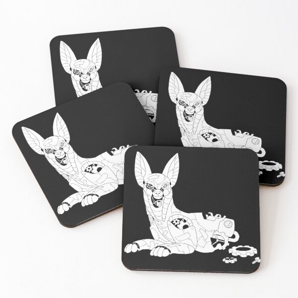 Item preview, Broken Steampunk Cat (White) designed and sold by CatalystDrak.